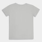 Boys' Half Sleeves T-Shirt, हल्का ग्रे, small image number null